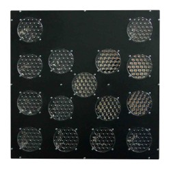 Panou luminos LED de semnalizare - dirijare trafic 15 lampi 100 mm diametru